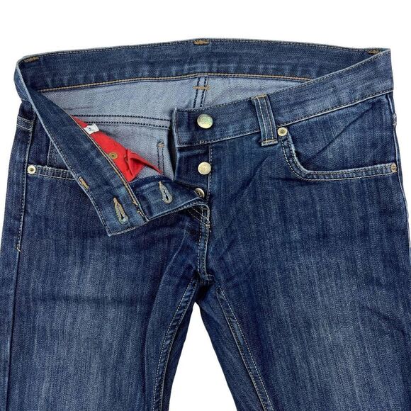 Vintage Ice Iceberg Women Denim Skinny Blue Jeans Straight Leg Pants US 27 - Picture 6 of 10